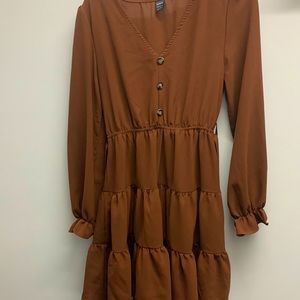 SHEIN rust orange dress size small